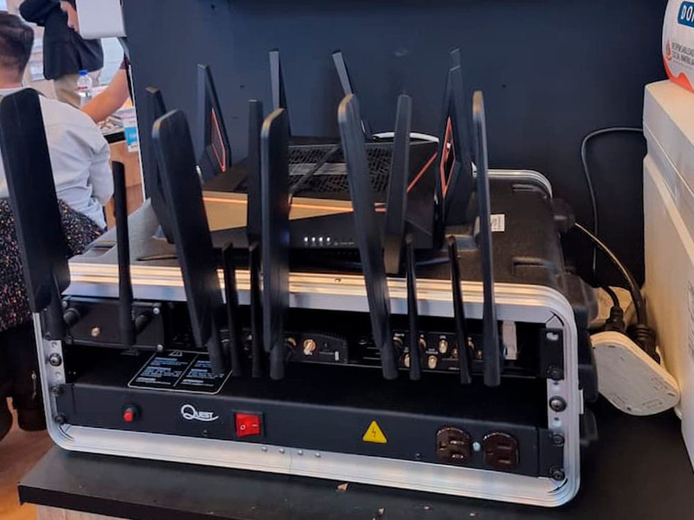 Equipamiento de Internet Bonding 5G para Eventos