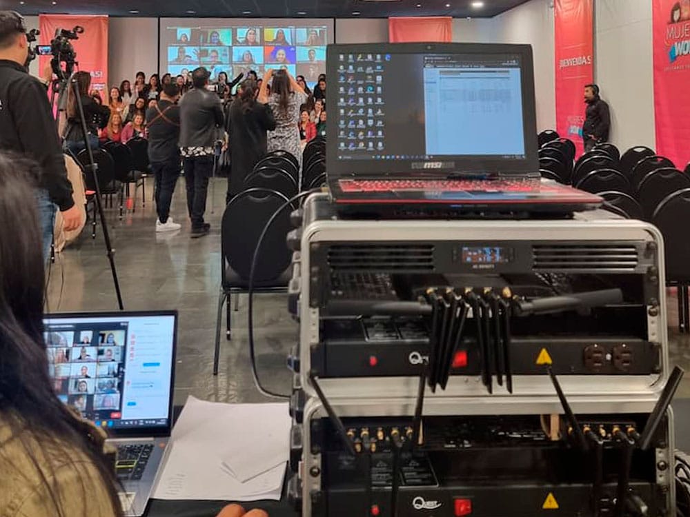 Equipamiento de Internet Bonding 5G para Eventos