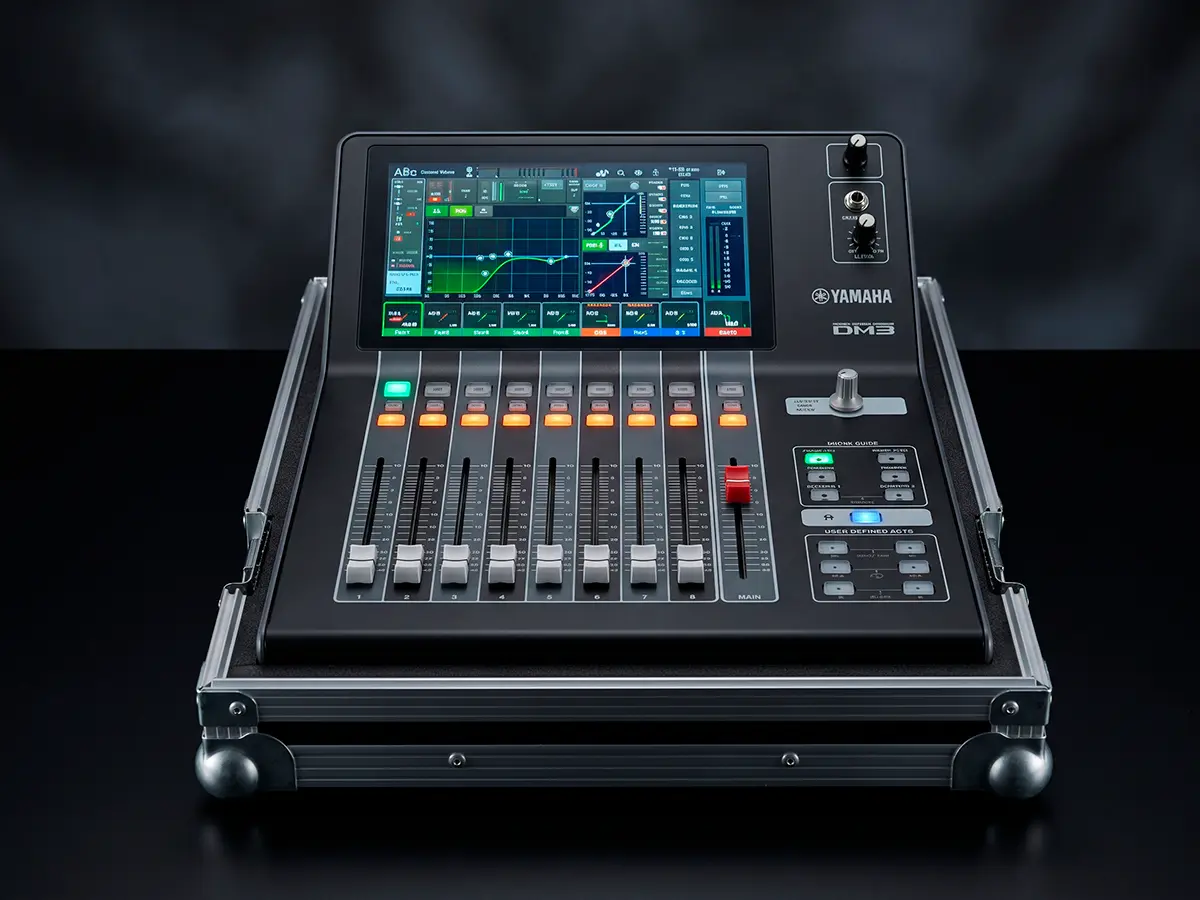 Consola digital con calibración Mix-Minus para audio bidireccional sin eco ni feedback en eventos híbridos en Lima
